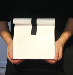 Yaratıcı kraft kağıt torba basit Nougat bisküvi ambalaj çanta fırında tatlı gıda Take Away çanta - Product Image 6