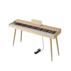 Piano digital de madera 88 teclas Instrumentos de teclado de Piano Electrónico con sintetizador funcional de sensibilidad táctil de China - Product Image 6