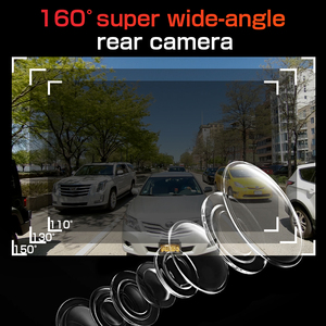 AKEEYO Dashcam 3 en 1 lente de canal Hd 1080p Cámara Dvr de coche dentro de la Cámara de salpicadero del vehículo para grabadora de vídeo de coche caja negra - Product Image 5