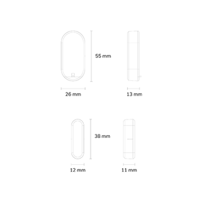 BLE Fácil instalación alertas de seguridad ventana sensor inteligente inalámbrico IoT sensor de puerta/ventana de sensor - Product Image 6