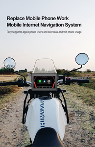 5 inch cảm ứng xe máy Carplay màn hình không thấm nước không dây Carplay Android Auto GPS navigation hiển thị - Product Image 6