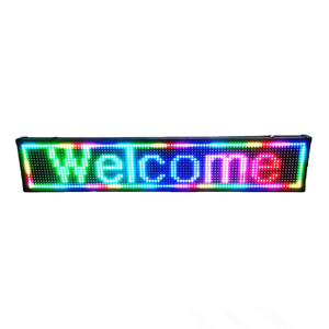 Rolling Untertitel Werbung Billboard Digital Display Programmier bare Mini Rolling LED Screen Badge - Product Image 4