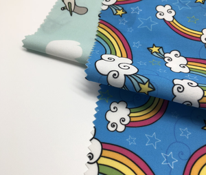 Özelleştirilmiş baskı % 100% Polyester <span class=keywords><strong>PUL</strong></span> kumaş Boys' örme nefes ve erkek ve kız 'bez çocuk bezi için su geçirmez