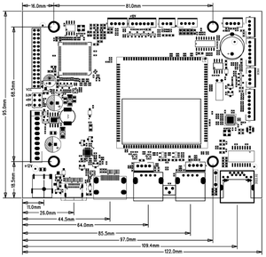 Placa controladora de placa de conducción inteligente todo en uno, entrada HDM de tipo C, salida Full HD dual, LVDS, Ethernet, WIFI, Android 9,0 - Product Image 2