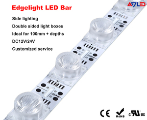 แถบไฟ LED edgelit DC12V/24V 28.8W สำหรับแสดงโฆษณาผ้าสองด้านกล่องไฟแบนเนอร์ขายส่ง - Product Image 3