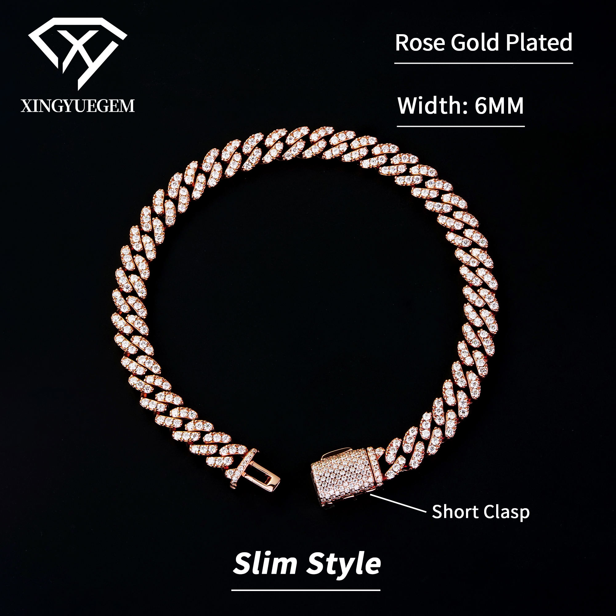 Rose Gold Color(Short Clasp)