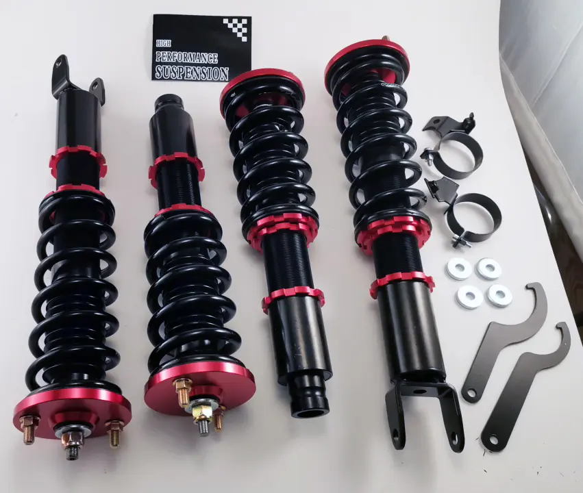 Coilovers - Kit de amortecedor traseiro dianteiro para carros de corrida, kit de suspensão de mola para carros diferentes