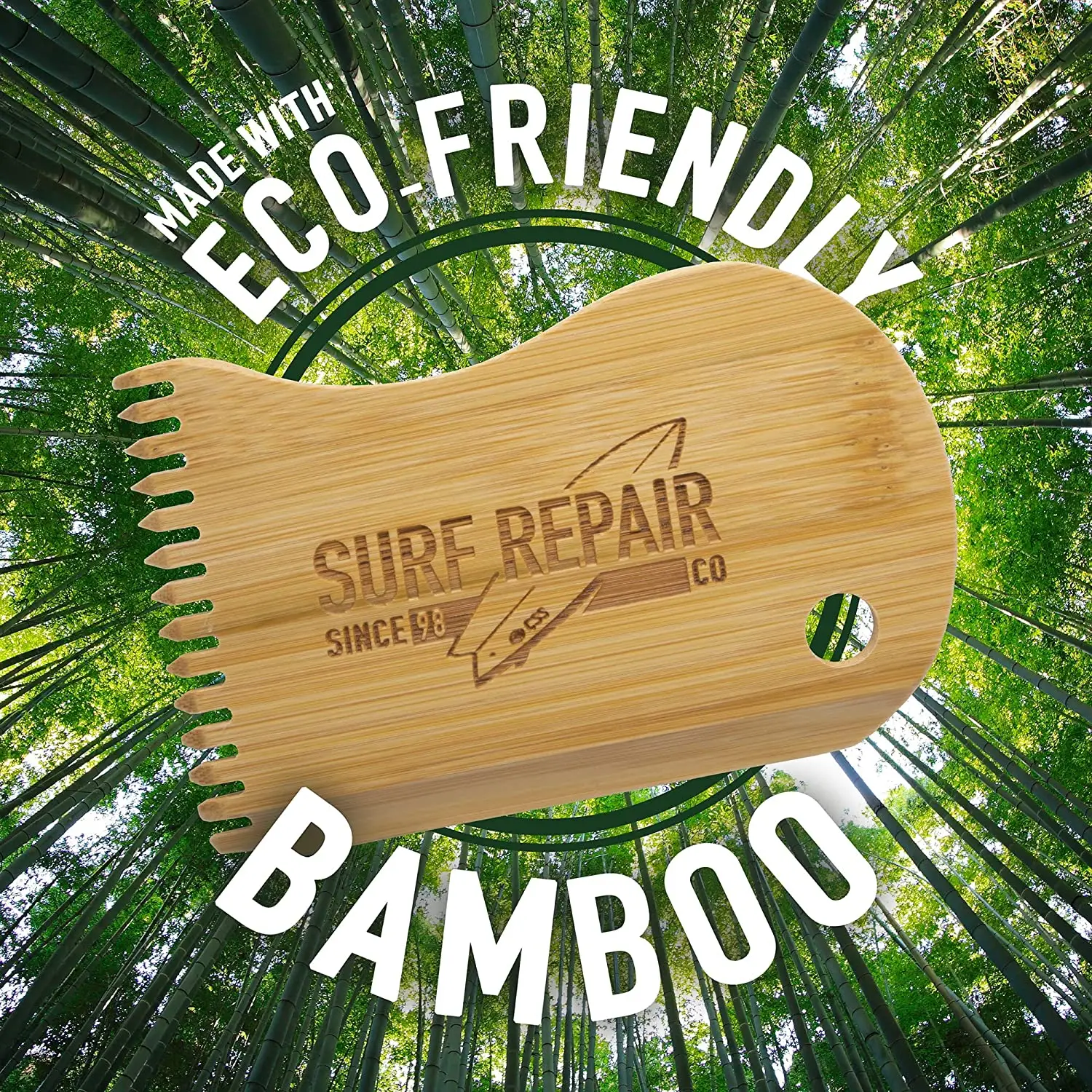 Accesorios para surfear, peine de cera con logotipo personalizado, raspador de cera de bambú y removedor de cera para Surf, regalo para surfista, venta al por mayor