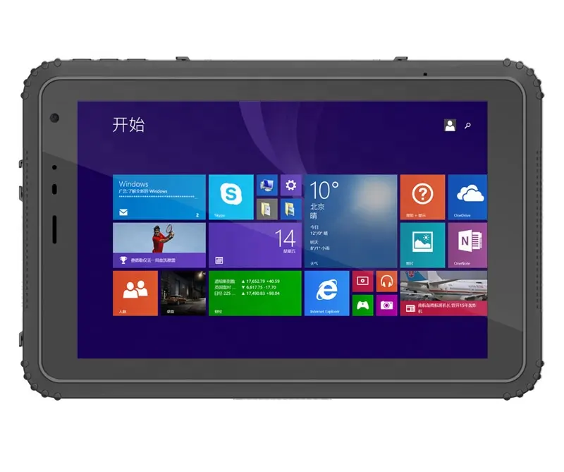 Mejor oferta de fábrica NFC resistente Tab 8 "Wins10 IP67 a prueba de polvo ordenador portátil con HDM-I Puerto DC Puerto GPS logística Tablet PC