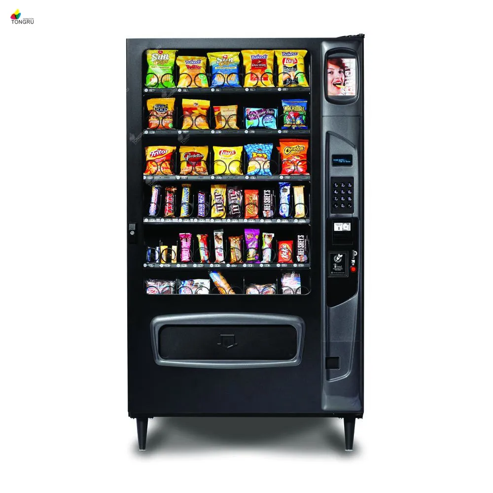 Straat Gerenoveerde Automaten Voor Drank Snack Koude Frisdrank Automaat Combo Automaat Voor Verkoop