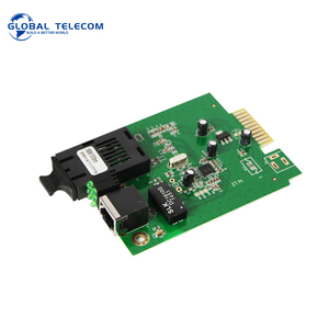 Netlink Media Converter Board HTB-3100AB HTB-100S 100M Fiber Media Converter PCBA mit 1*9 Modul - Product Image 1