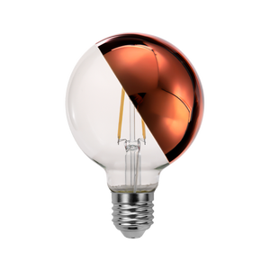 חצי כסף-כסף נורה קישוט dc זמין dc dmmable אופציונלי 3w 7w 7w 7w נורת מראה צבעונית שונות