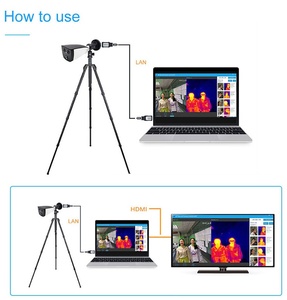 เครื่องอ่านค่าจดจำใบหน้า,กล้อง & สแกนเนอร์ตรวจจับความร้อนอัจฉริยะกล้องความร้อนอินฟราเรดแบบไม่สัมผัส - Product Image 5