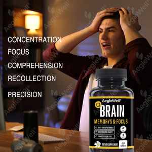 Alfa beyin kapsülleri Aeglewell fonksiyonları ek odak konsantrasyon bellek alfa kapsülleri - Product Image 4