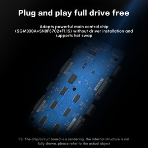 UGREEN VGA 4进1出KVM交换机4端口USB KVM开关盒支持1920*1440 60hz电脑电视监视器 - Product Image 4
