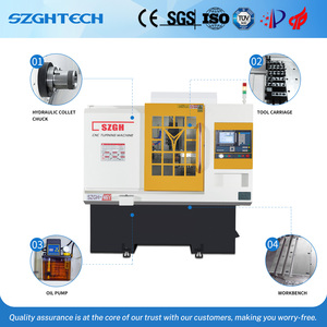 マルチタスクスラントベッドCNC 3軸、バーフィーダーインタフェース、複雑なプログラム処理 - Product Image 2
