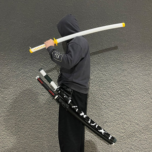 Tiktok Hot Bán Bằng Gỗ Thanh Kiếm Quỷ Slayer Cosplay Katana Vũ Khí Mô Hình Bán Buôn 104Cm Bằng Gỗ Thanh Kiếm Tre - Product Image 6