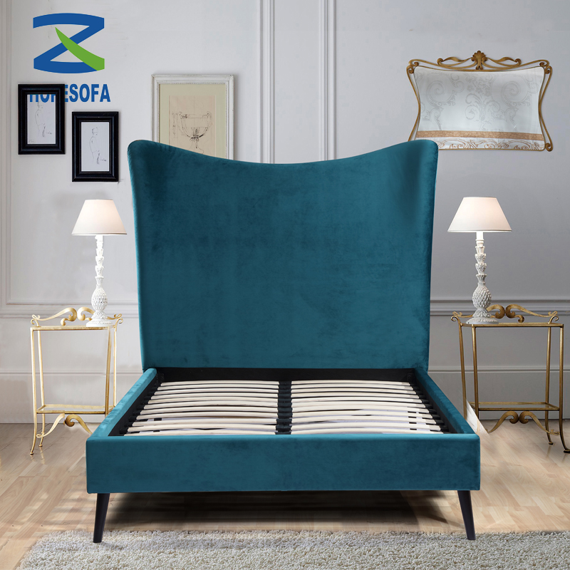 Modern free sample maharaja bed wholesale distressed furniture king size bed