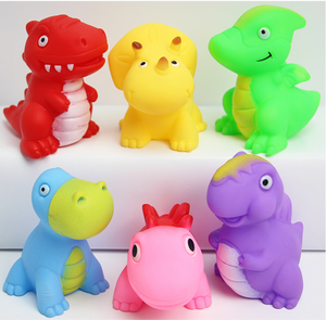 6PC Colorful Whistle Ball Set Assorted Shapes &amp; Sizes Fun Party Favors for Kids 3+ Model Toy <strong>Header</strong> Bag Pack - Product Image 1