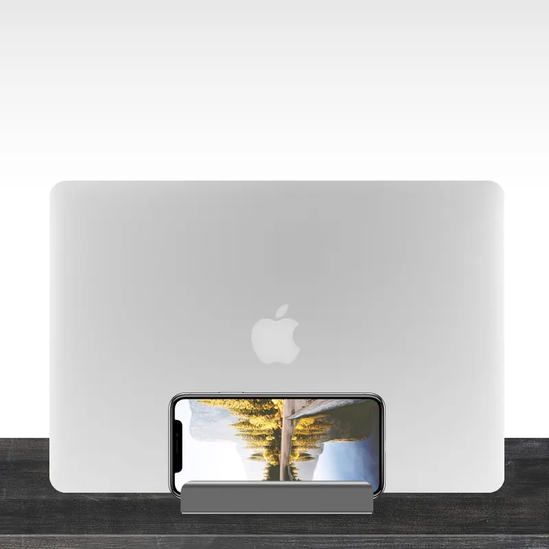 Экономия пространства 3 слота алюминиевый держатель для планшета телефона Регулируемый легкий для хранения вертикальный ноутбук стенд