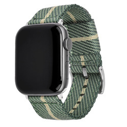 Green rice + silver buckle