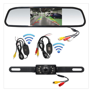 Car Monitor <strong>Reverse</strong> <strong>Display</strong> 4.3'' Screen Analog signal Wireless Reversing Image Waterproof Easy Installation Without Drilling - Product Image 1