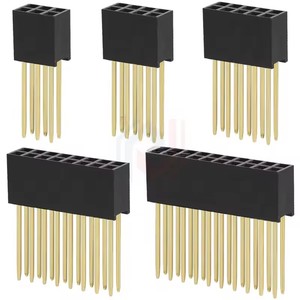 2,54mm einzelne zweireihige Buchse 1 X5/6/8/10/15/16/40 2 X3/4/20/18/40 Lange Stifte PC104 11mm PCB Board Pin Header Für Arduino - Product Image 4