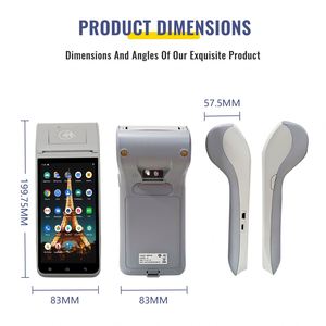 Newest Z91 <strong>Android</strong> Handheld Pos Terminal Mobile Pos <strong>Systems</strong> Touch Screen PDA Machine with Printer - Product Image 4