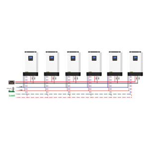 并联11KW 11000W 48VDC至220VAC太阳能混合逆变器，带48V220A MPPT太阳能充电控制器光伏输入450VDC - Product Image 4