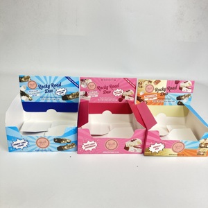 Estante de cartón de papel, producto listo, paquete de botella pequeña al por menor, caja de embalaje de exhibición de mostrador para Barra de Chocolate de proteína energética - Product Image 5