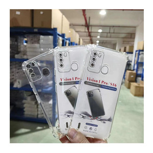 Yumuşak TPU telefon kılıfı 4 köşe anti-sonbahar kabuk şeffaf kapak Itel S18Pro S17 için cep telefonu kılıfı telefon kılıfı - Product Image 6