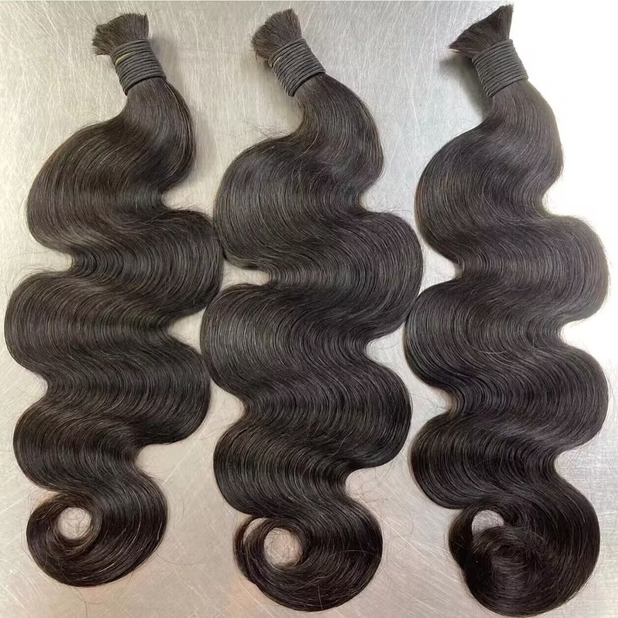 1 paquete de cabello a granel ondulado