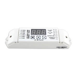 BC-834 DC12V-24V RGBW DMX decoder 4 canali DMX512 decoder controller led per striscia led - Product Image 1