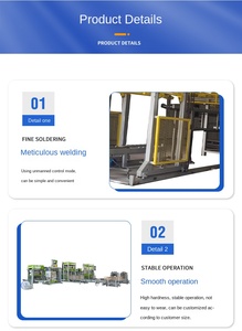 Apilador robótico automático, máquina paletizadora, componentes hidráulicos de núcleo PLC para línea de producción de bloques de hormigón a base de cemento - Product Image 4