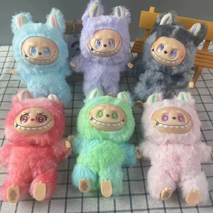 QY Labubu Macarons Cute 3rd Generation Vinyl Face Blind <strong>Box</strong> <strong>Plush</strong> Colorful Pop Mart 3.0 Labubu Blind <strong>Box</strong> Birthday Gift - Product Image 2