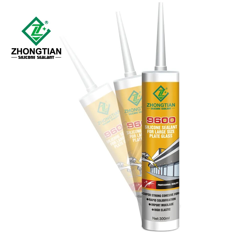 Crystal Waterproof Multipurpose Sealant Nozzle Hot Selling Product Adhesive Epoxy Resin for Small Glass Curtain Wall Silicone