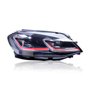 SJC otomatik sıcak satış <span class=keywords><strong>LED</strong></span> farlar tipi 7.5 stil sıralı 18-20 kafa lambası <span class=keywords><strong>VW</strong></span> Golf7.5 Mk7.5 ön lambalar için gündüz koşu