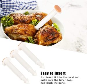 SW Kitchen Cooking BBQ Tools Smart Plastic and Metal Food Thermometer for Chicken and <strong>Turkey</strong> Bouncing Temperature Needle <strong>Timer</strong> - Product Image 6