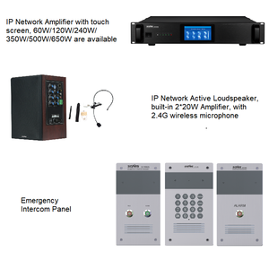 Sonbs полный комплект, система громкой связи, IP-сеть, цифровая домофонная аудиосистема, профессиональная для школьного аэропорта - Product Image 2