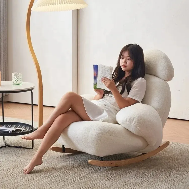 MHZ casa nuevo diseño muebles de sala de estar Canape salón sofá reclinable individual comodidad relajante salón masajeador adultos mecedora