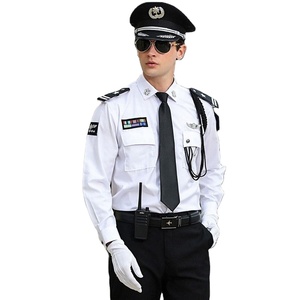 Özel üniforma giyim havaalanı üniformaları için bekçi takım elbise güvenlik ceket güvenlik üniforması - Product Image 1