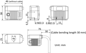 DM2000-16P 6mm Focal <strong>Length</strong> 1.6MP PRO Series Compact Industrial <strong>Code</strong> Reader - Product Image 5