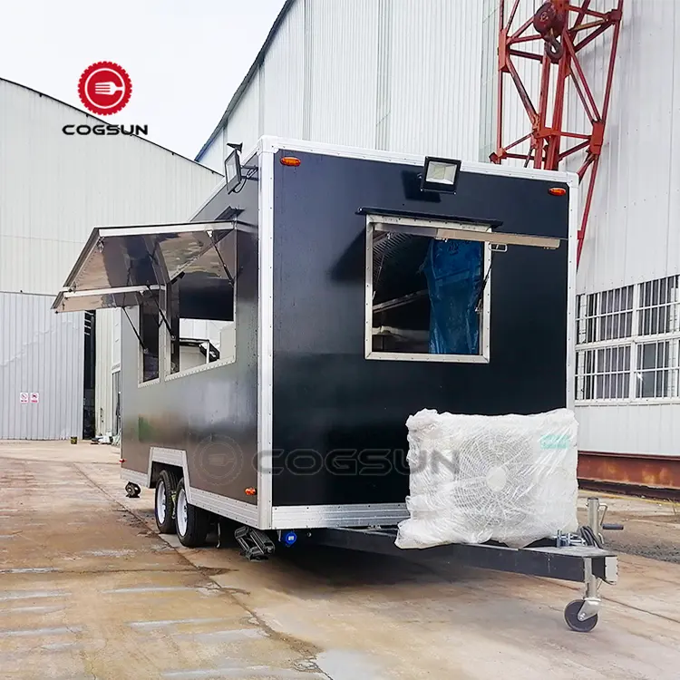 Cogsun Food Truck Klaar Om Koffie Vrachtwagens Koffiekop Stopper Business Busje Food Trailer Te Koop In Ons
