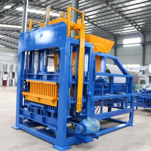 QT4-15C voll automat isierte hydraulische Presse Hohl zement block, der Maschine mit Präzisions steuerung herstellt - Product Image 2