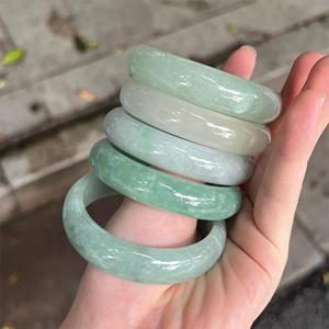 Myanmar <strong>Jade</strong> Green 50~54mm Small Adult <strong>Jade</strong> Bangle Jadeite Bangle Women Stone Bracelet Charm Bangles for Mother's <strong>Day</strong> Gift