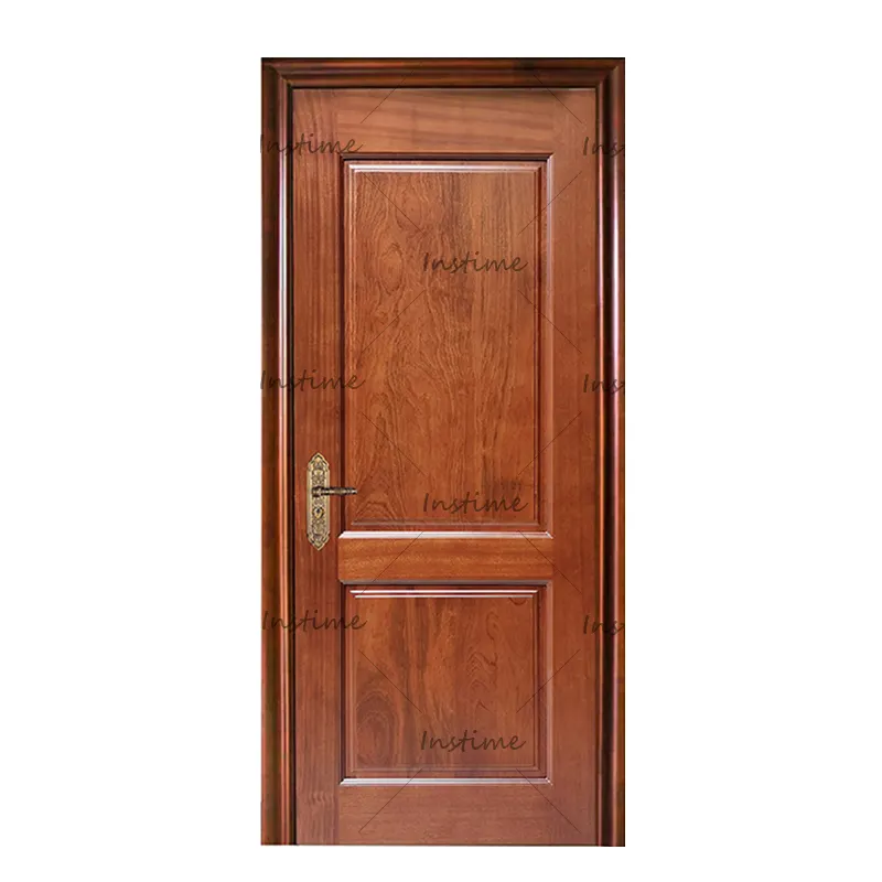 Instime Modern Plain Low Price Water Proof Damp Proof Wood Door Design Wpc Wood Doors For Bedroom