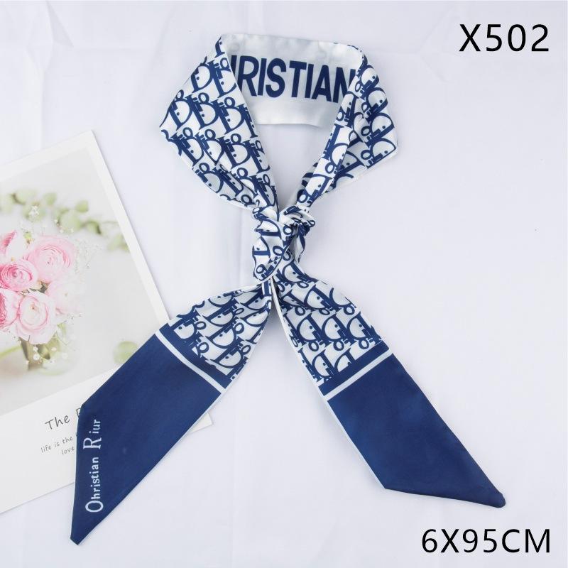 X502 simulation silk d word blue