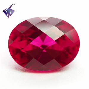 <strong>China</strong> Gems Factory Oval Shape <strong>Ruby</strong> Corundum Red <strong>Ruby</strong> Loose Stones. - Product Image 1