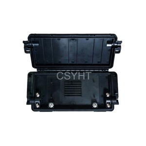Caja de conexiones de fibra Mini tamaño 12 núcleos IP65 Mini 12FO Caja de caja de empalme de fibra óptica de plástico FOSC en línea - Product Image 1