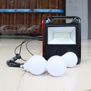 野营灯调频收音机portatil完整离网太阳能套件，带锂电池太阳能套件 - Product Image 5